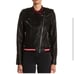 Blank NYC Frisky Business Faux Leather Jacket Black Women Size M