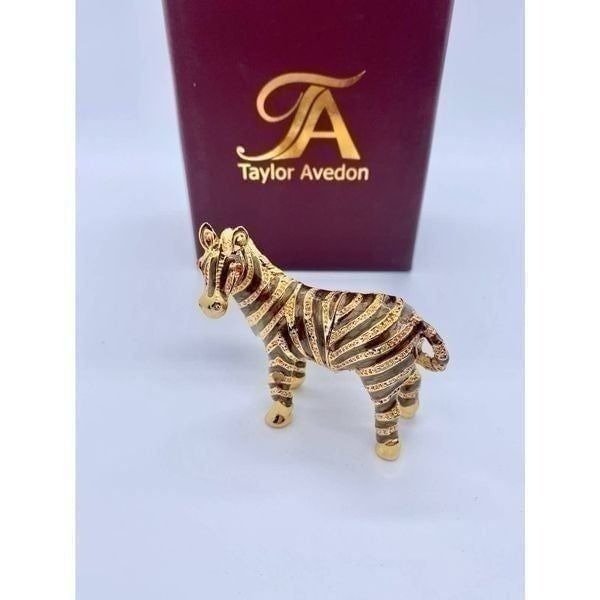 Taylor Avedon Zebra Jewelry/Trinket Box