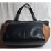 COACH Colorblock Blk/Brn PARK Carrie Leather TOTE ShoulderBag Satchel Purse EuC