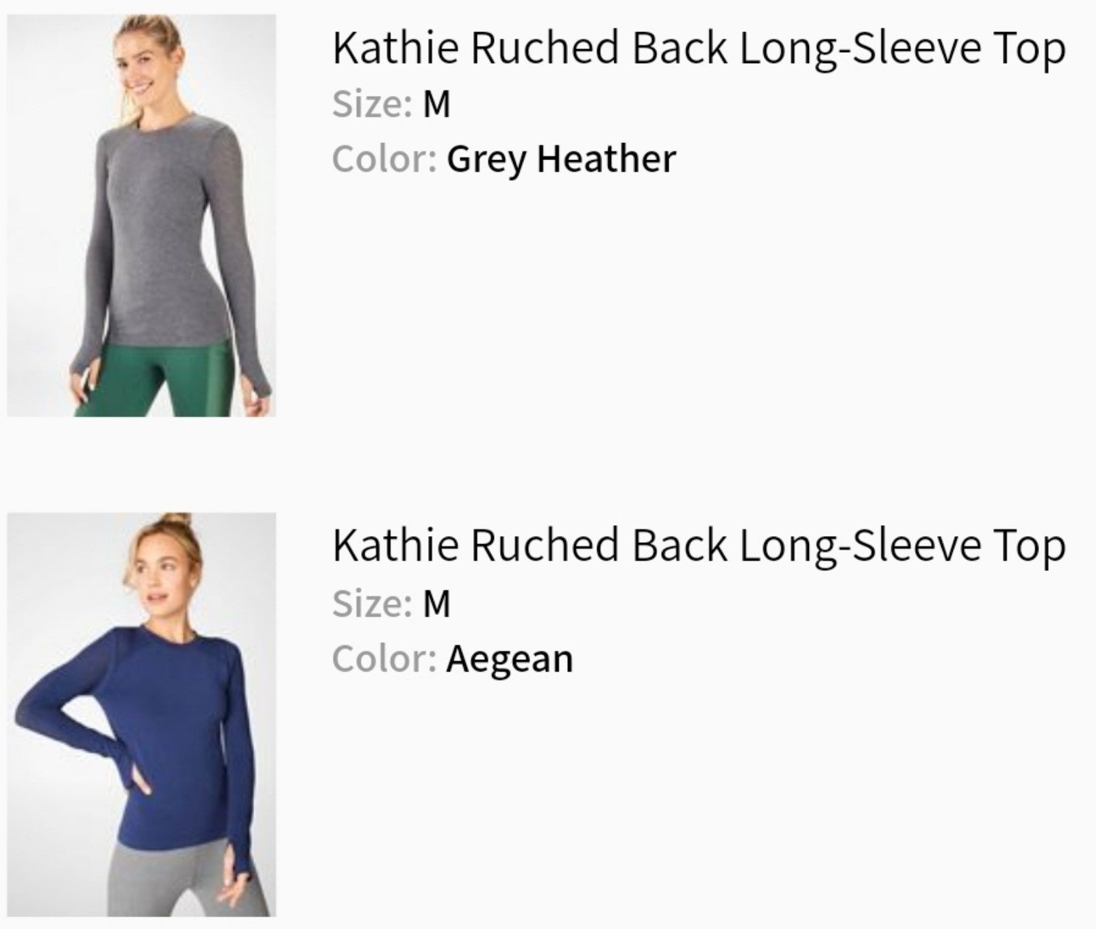 Fabletics long sleeve