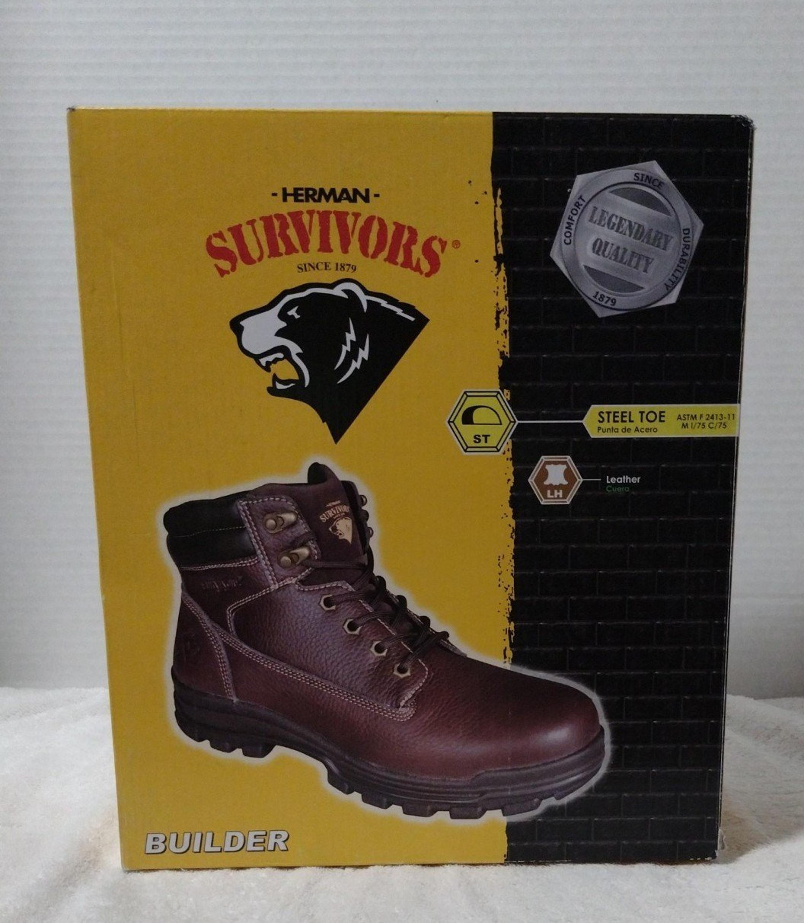 Brand new steel toe men's boots size 7.5