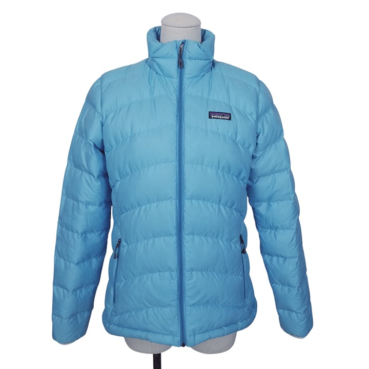 Patagonia Hi-Loft Down Sweater Jacket Blue Sz Medium
