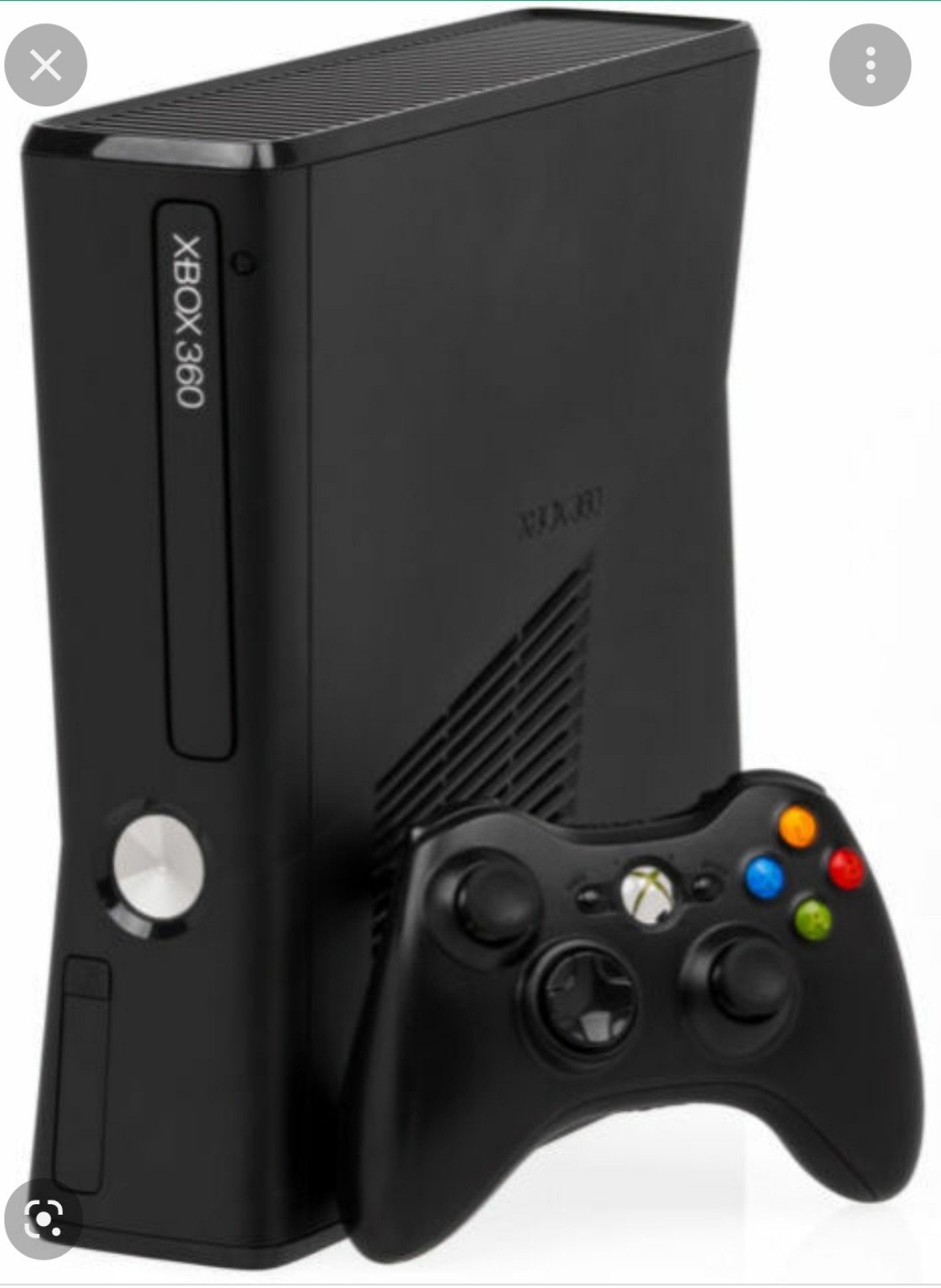 Microsoft Xbox 360 S Black 4GB Console