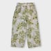 Panama Jack Linen Palm Leaf Wide Leg Crop Ankle Pull On Casual Pant Size XL