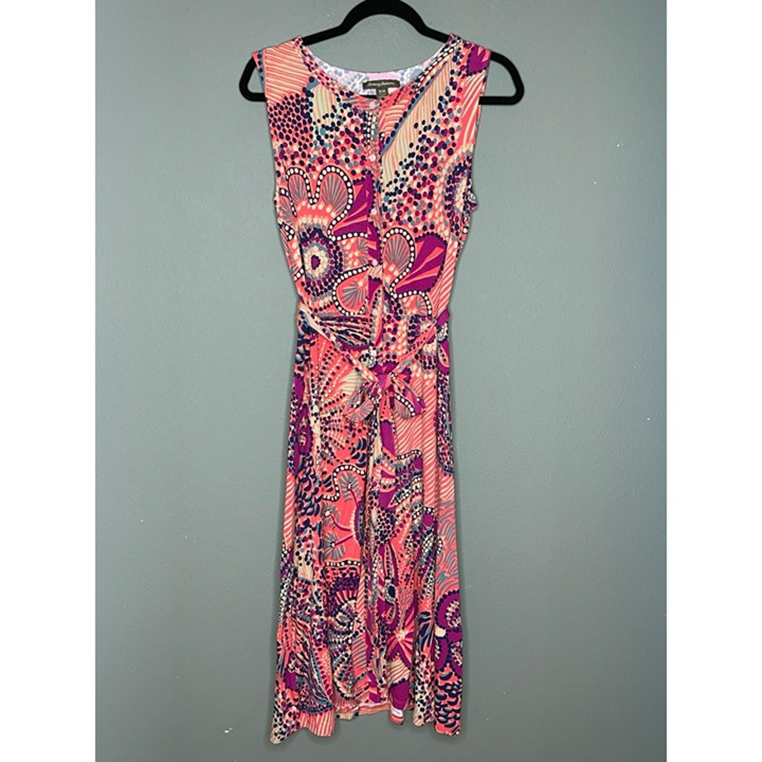 Tommy Bahama Women's Medium Carnival Lights Midi Dress