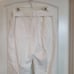 Nordstrom Signature Women's Off White Linen/Cotton/Lyocell Lined Dress Pants w B