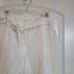 Nordstrom Signature Women's Off White Linen/Cotton/Lyocell Lined Dress Pants w B