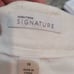 Nordstrom Signature Women's Off White Linen/Cotton/Lyocell Lined Dress Pants w B