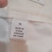 Nordstrom Signature Women's Off White Linen/Cotton/Lyocell Lined Dress Pants w B