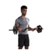 Cap combo curl bar