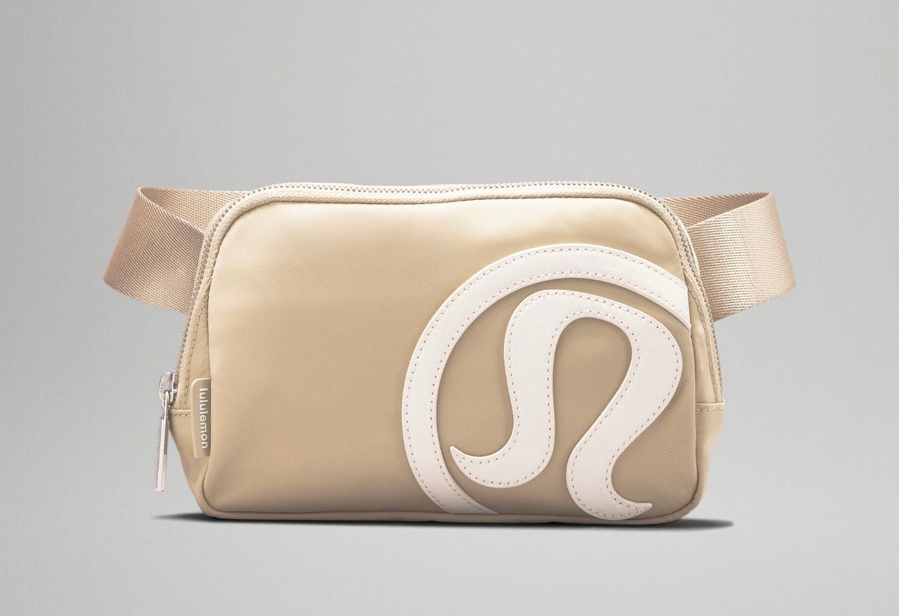 NWT Lululemon Everywhere Belt Bag Trench/White Opal Logo