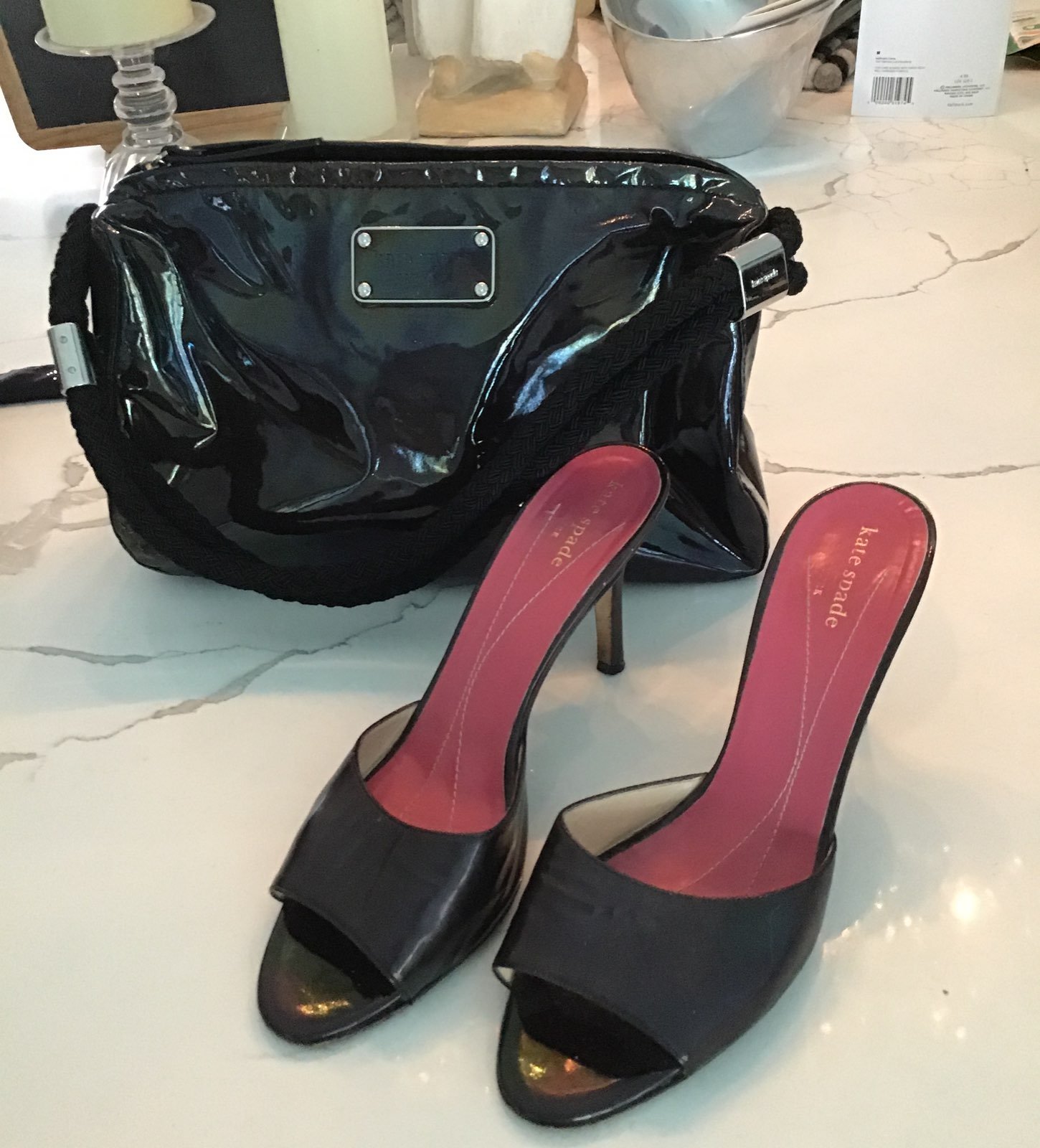 Kate spade handbag and matching shoes