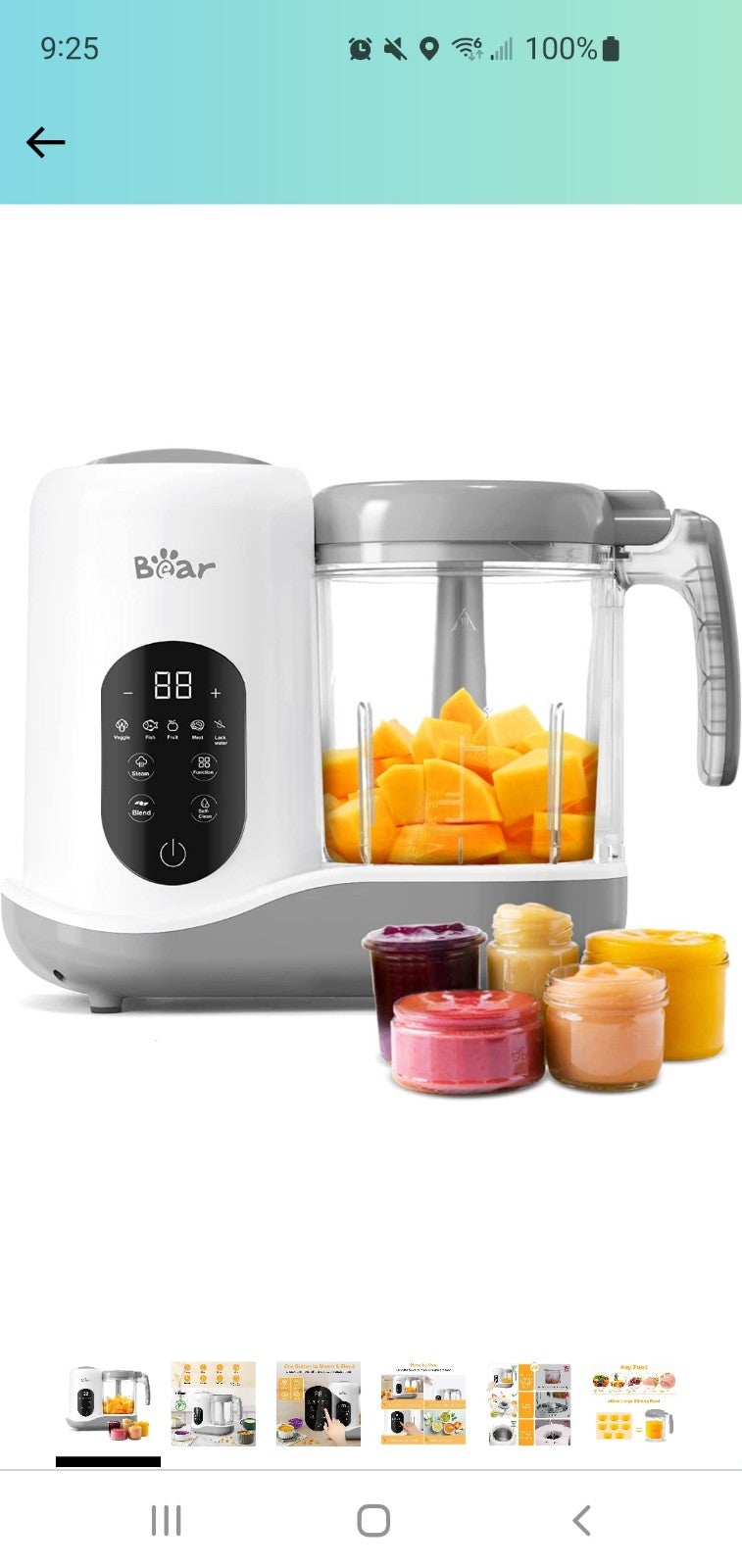 BEAR 2022 Baby Food Maker