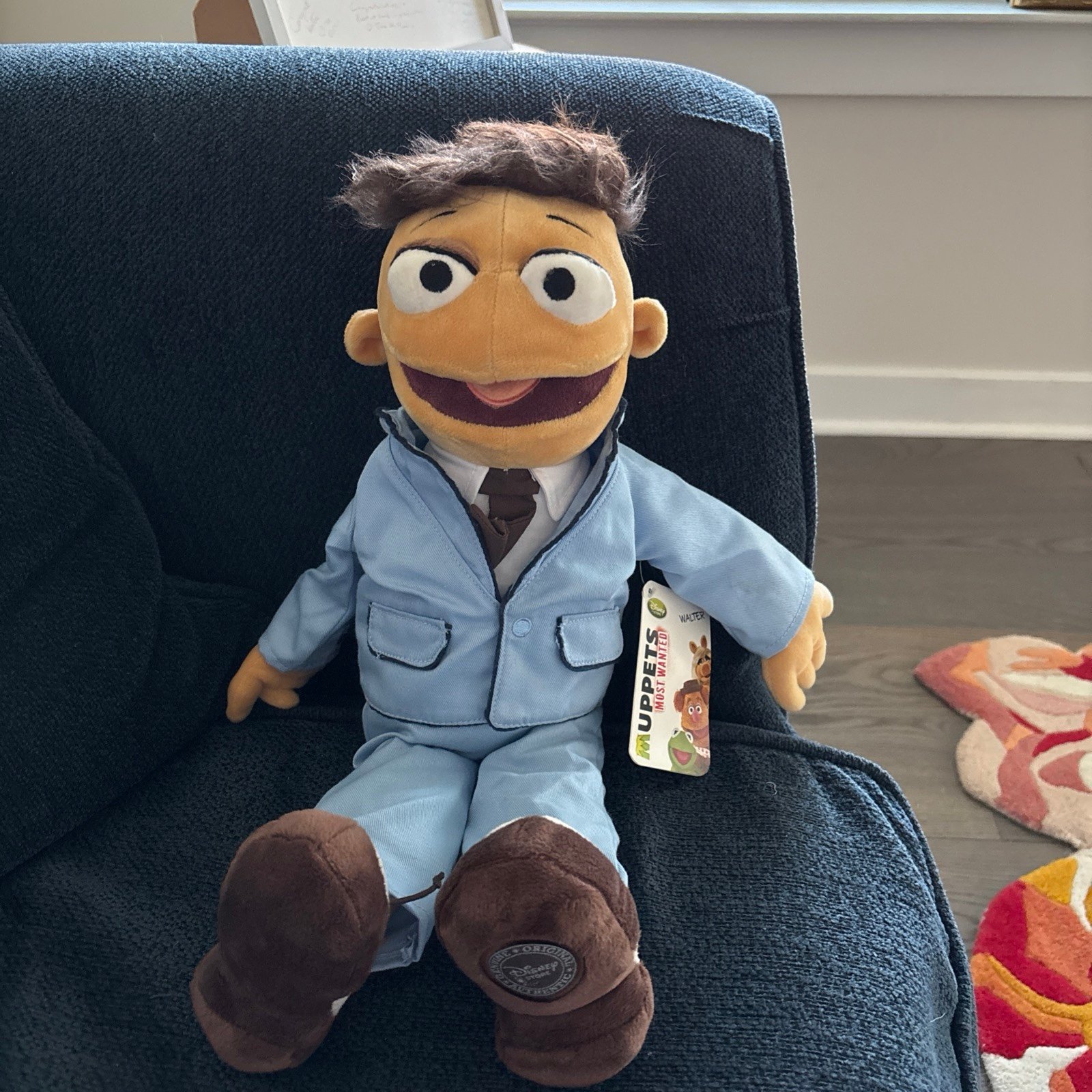 Disney Store The Muppets Walter Most Wanted Plush Stuffed Toy Authentic NEW