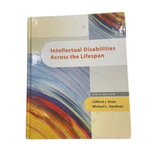 Intellectual Disabilities Across the Lifespan by Michael Hardman and Clifford...