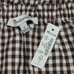 Madewell Puff-Sleeve Button-Front Crop Top Cotton Plaid Brown White Womens S NWT