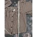 Madewell Puff-Sleeve Button-Front Crop Top Cotton Plaid Brown White Womens S NWT
