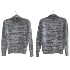 Philosophy Fuzzy Mock Neck Sweater
