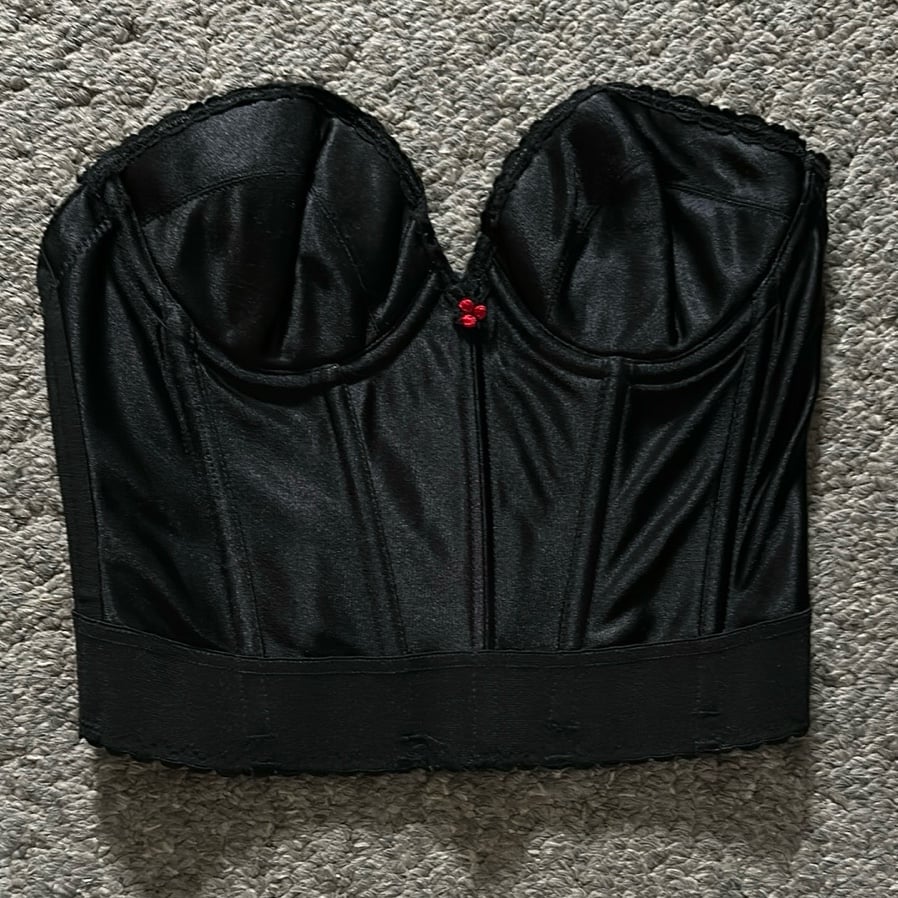 Vintage Carnival Black Bustier