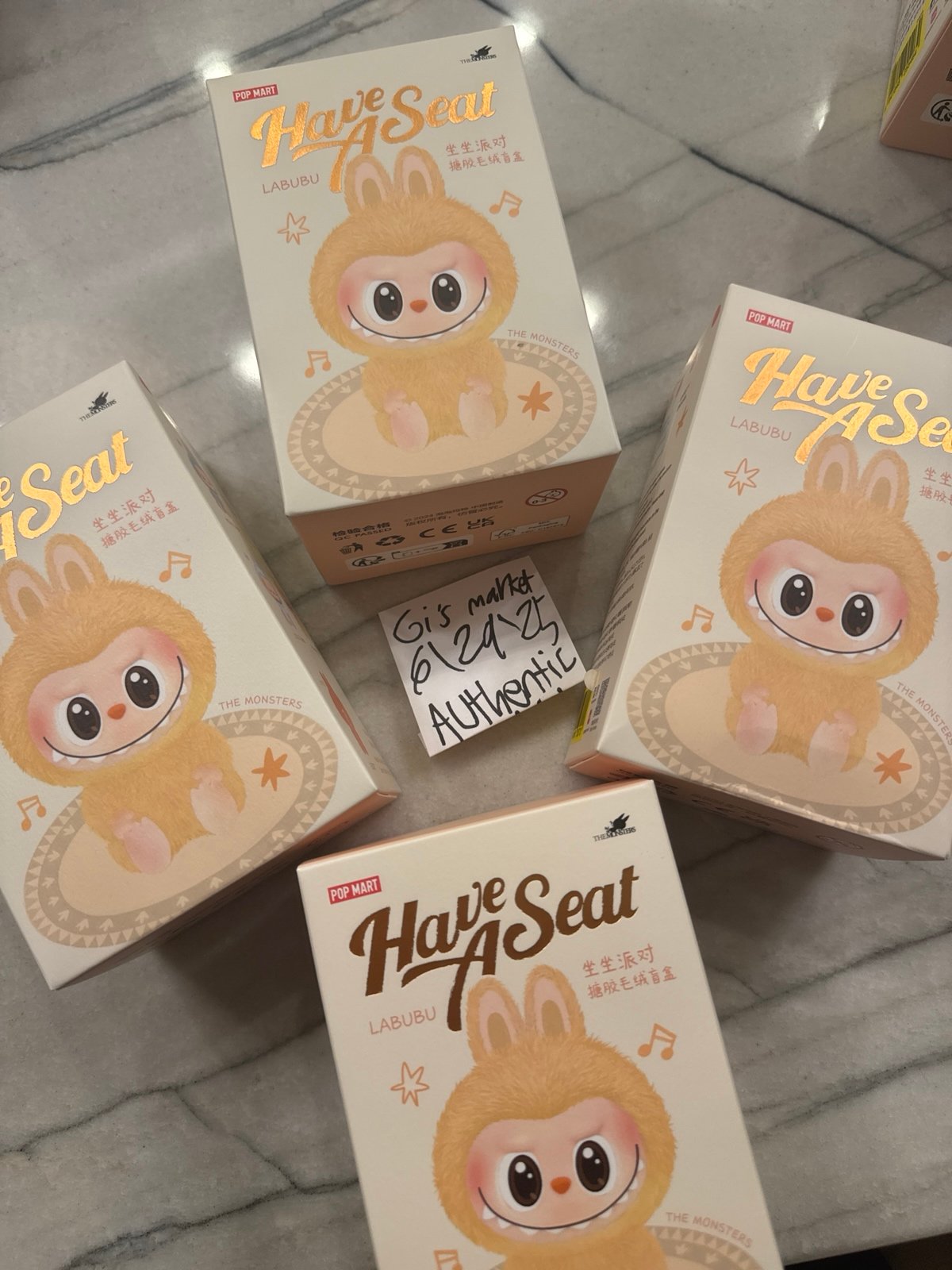 Labubu baba authentic pop mart