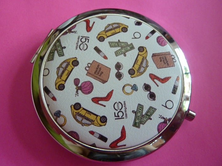 Bloomingdales Compact Mirror 150 year Anniversary Double Sided Mirror - NEW