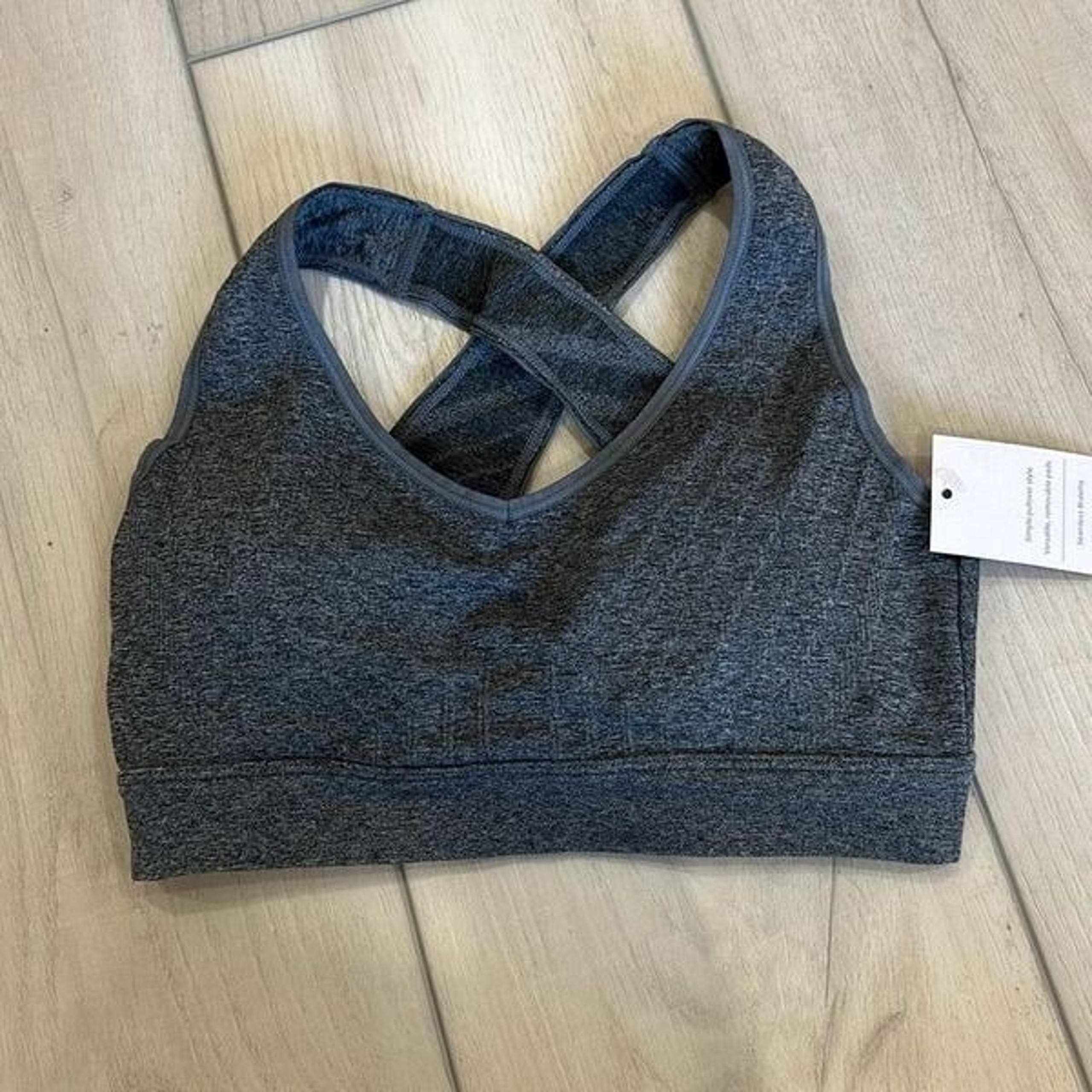 Auden Sports Bra XS Bralette Work Out Gray Lounge Tank Top Gym Yoga Run Top NWT