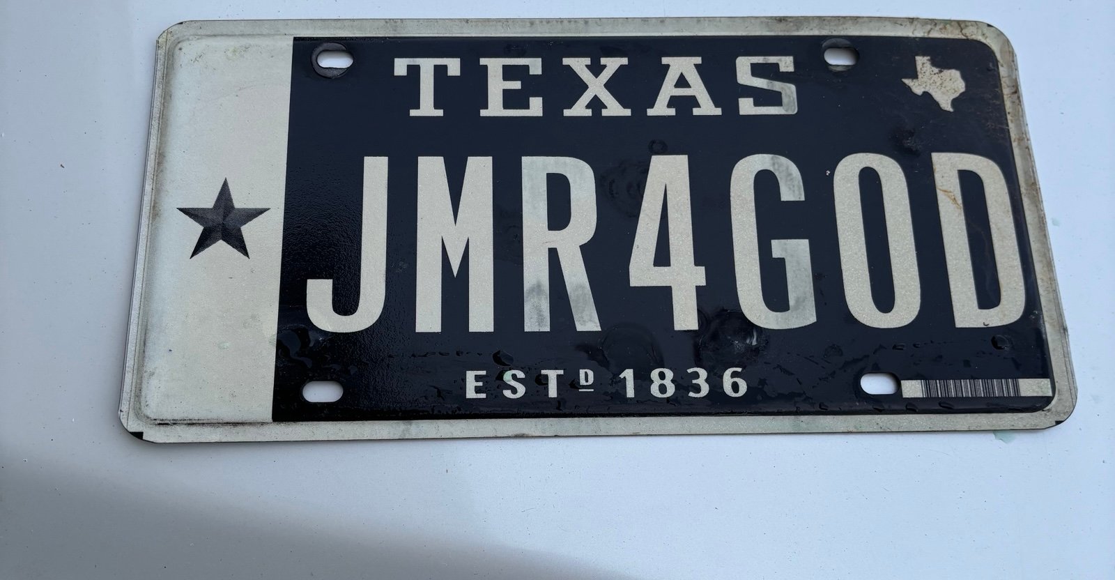 Texas License Plate