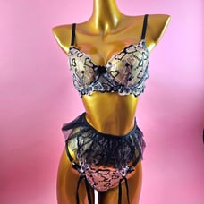 Hearts lingerie set