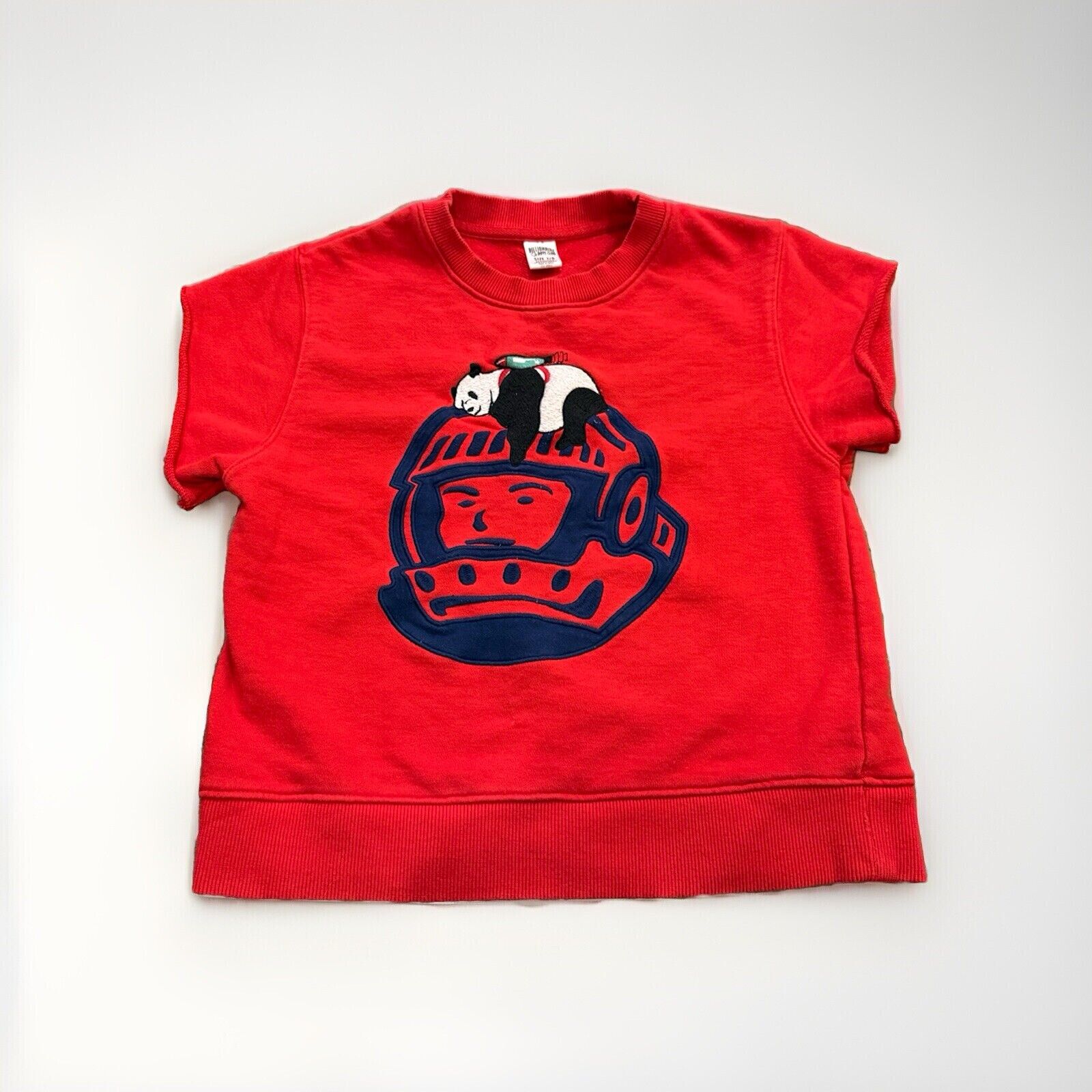 Billionaire Boys Club Boys Girls Kids Panda Youth Short Sleeve Shirt Size 7-8