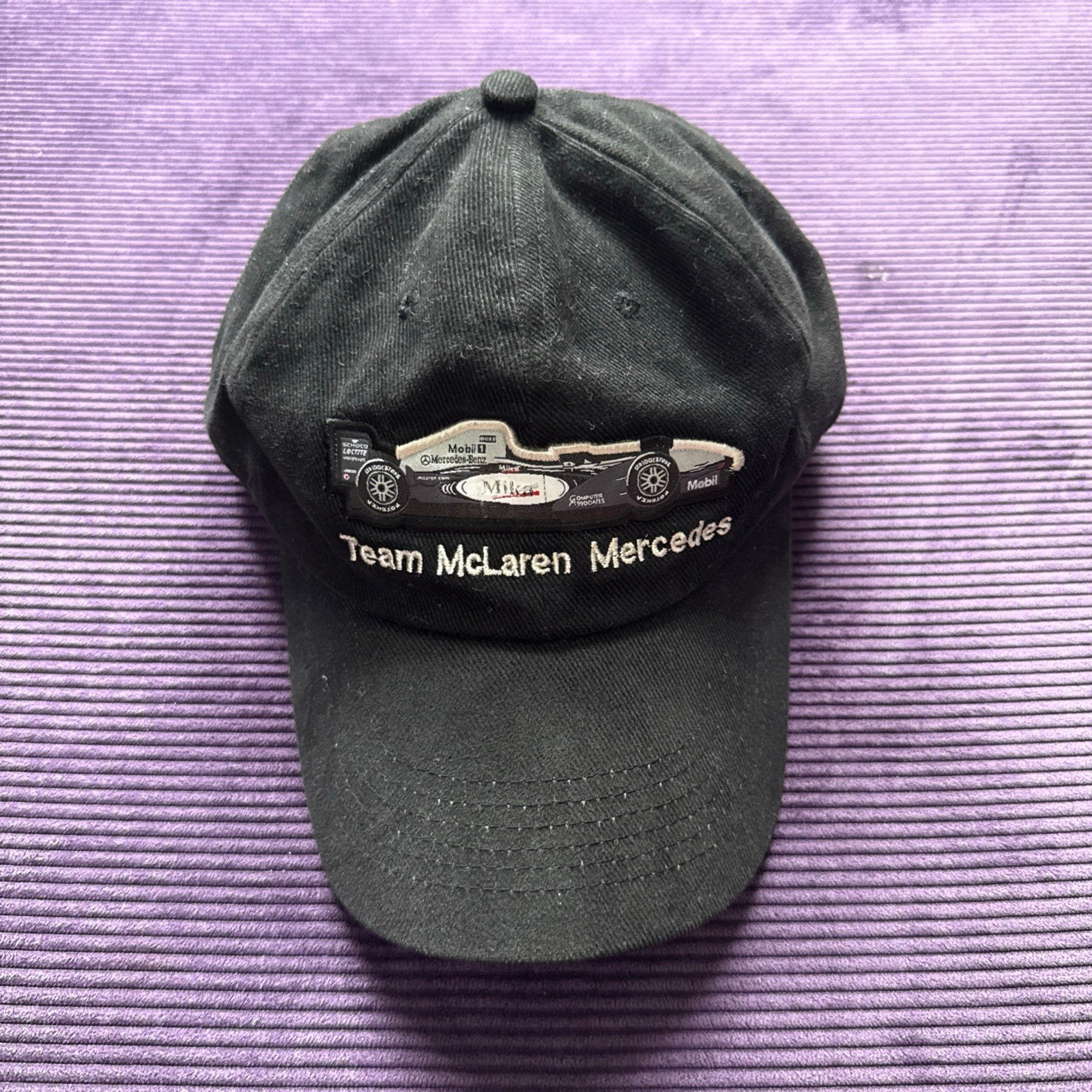 Mika Hakkinen Team West McLaren Mercedes Formula 1 One F1 Vintage Hat Cap
