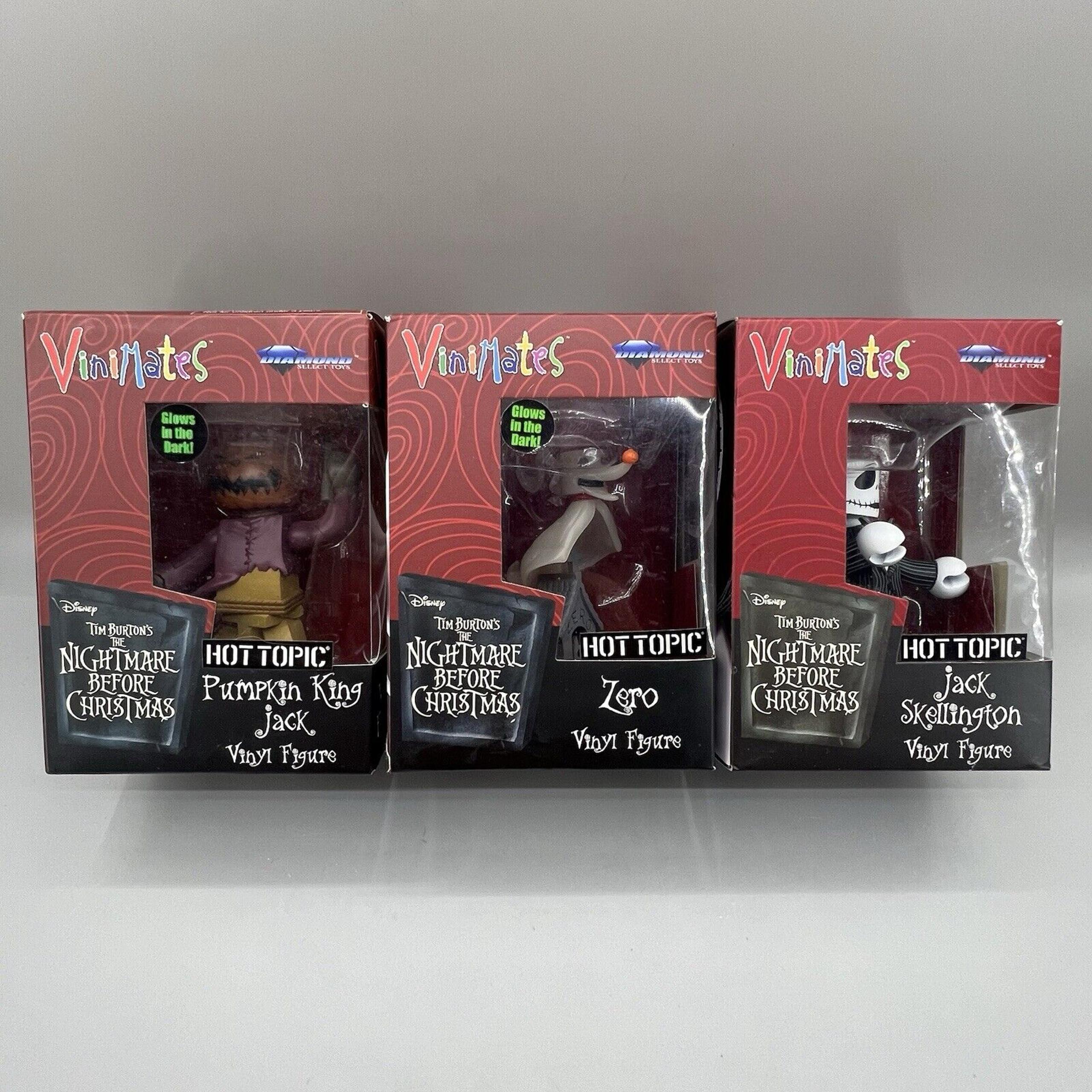 Vinimates Diamond Select Nightmare Before Christmas Hot Topic Exclusive Lot Of 3