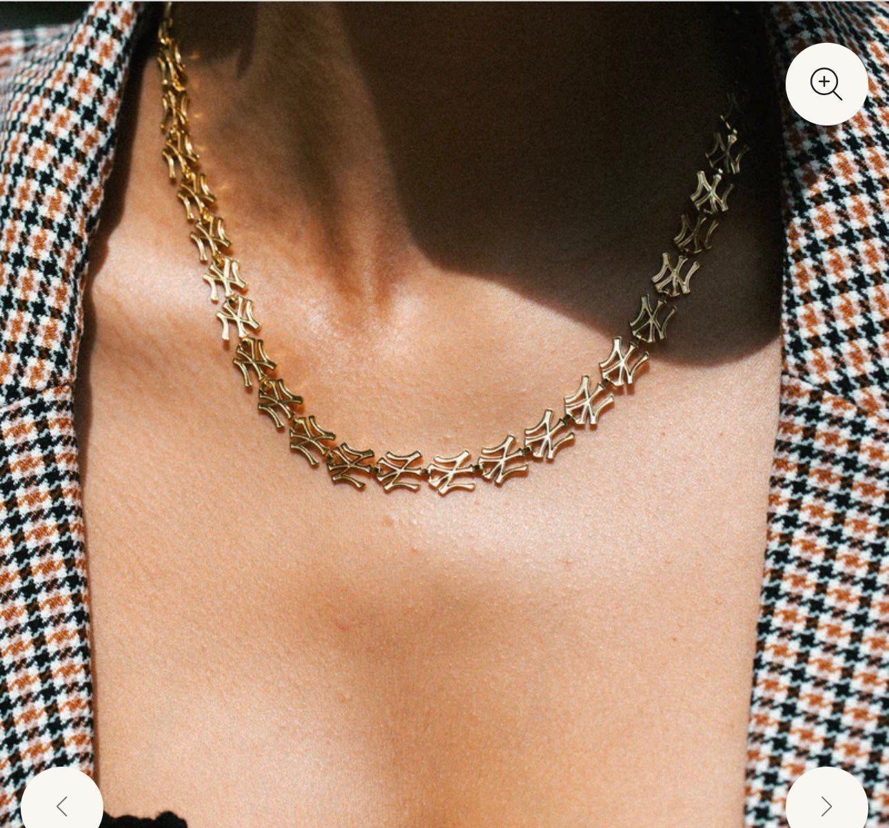 The M Jewler Gold Yankee choker
