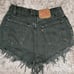 levi 501 denim shorts- high waisted