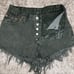 levi 501 denim shorts- high waisted