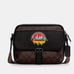 Nwt coach men's Hudson Crossbody In Signature Canvas With Souvenir Patches