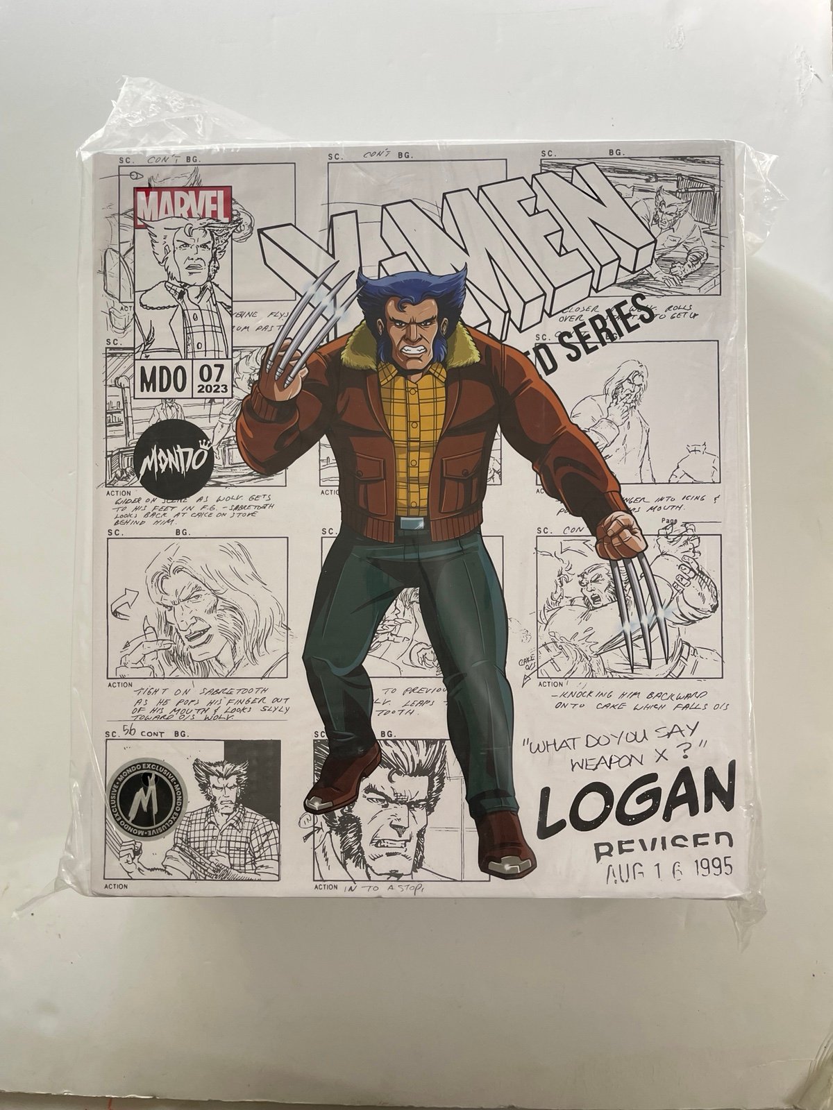 *LIKE NEW* Mondo Marvel X-Men Animated Wolverine LOGAN 1/6 SDCC 2023 EXCLUSIVE