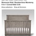Baby crib 4-in one convertible crib