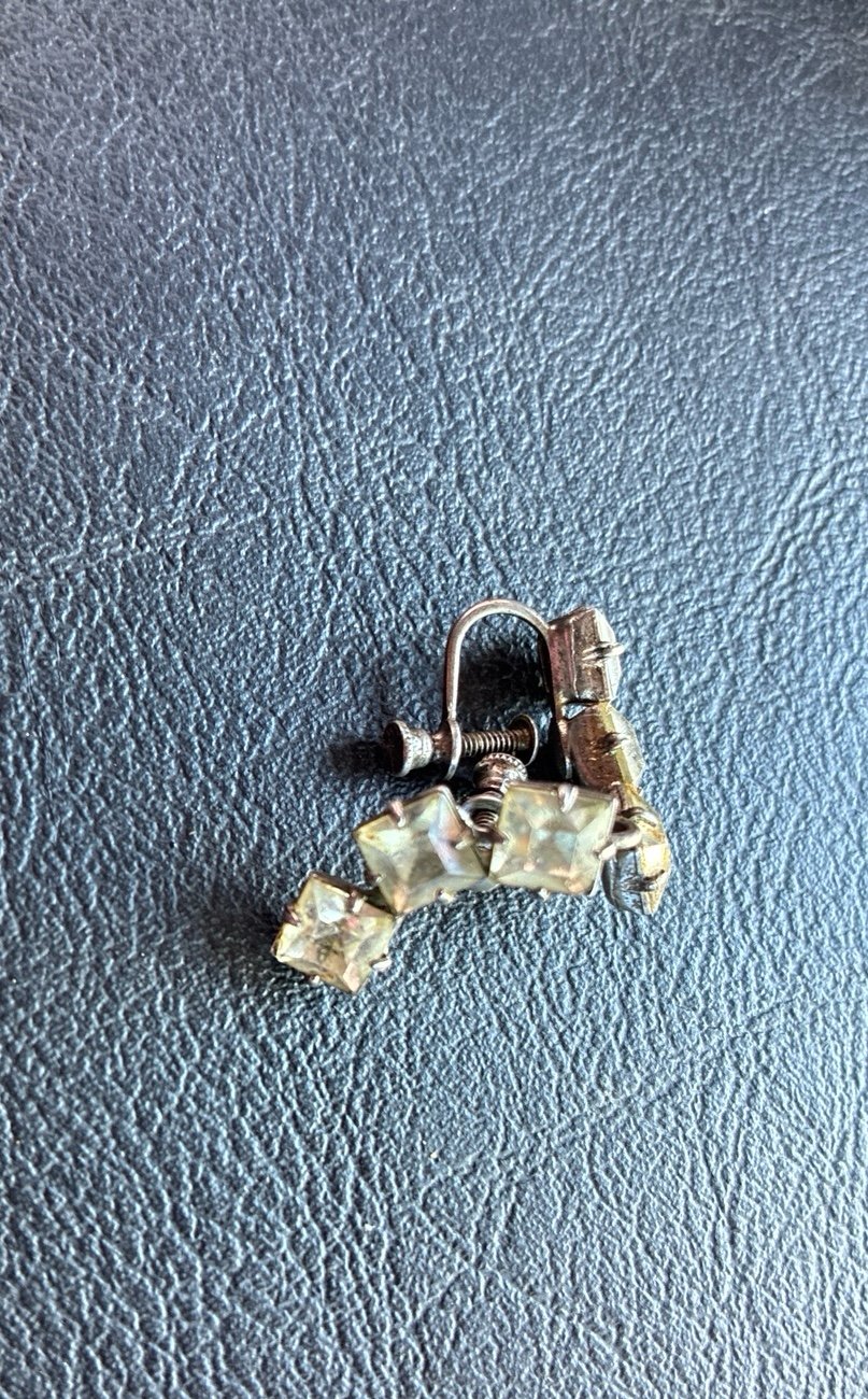 Sterling vintage clip one