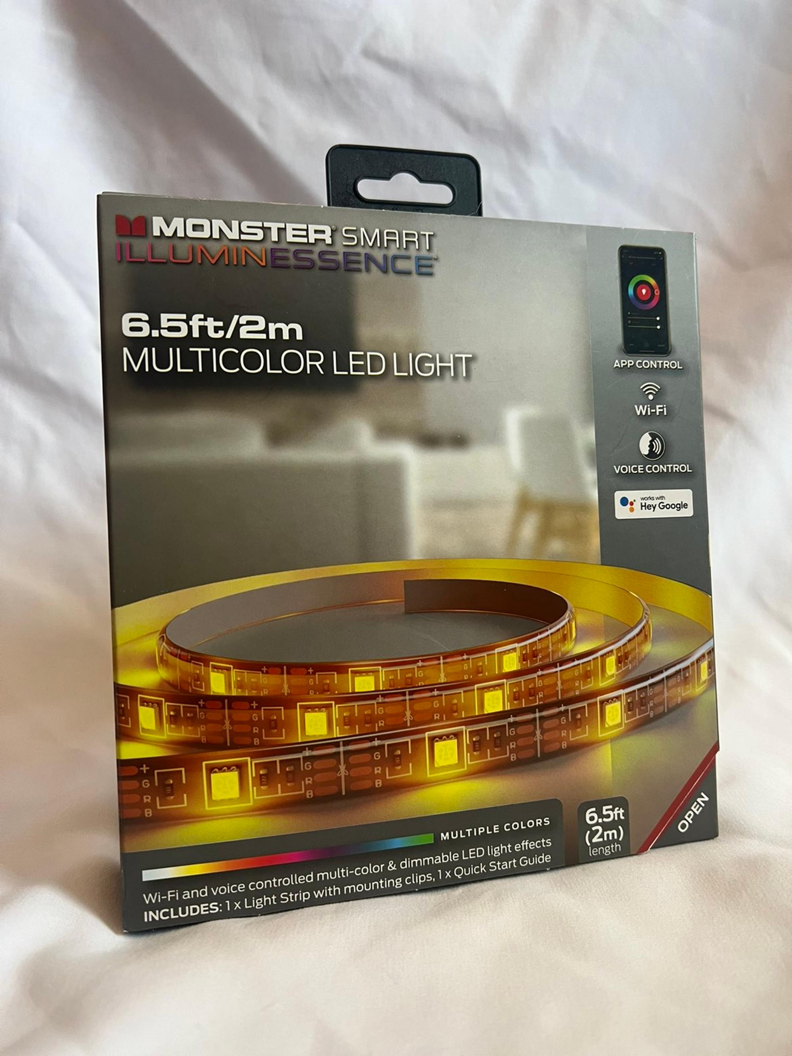 MONSTER LED SMART WIFI 6.5 FT MULTICOLOR LIGHT STRIP