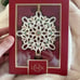 Brand New Lenox 2023 Annual Gemmed Snowflake Ornament
