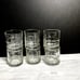 6 Vintage Anchor Hocking Manchester Plaid Tartan Bar Ware Glasses 10 oz.