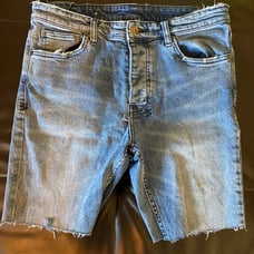 Ksubi Chitch Burnt Blue Chop Shorts