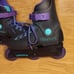 Vintage Rollerblade Lightning 3 Wheel Inline Skates 38-4 Women's 7 Men's 5.5