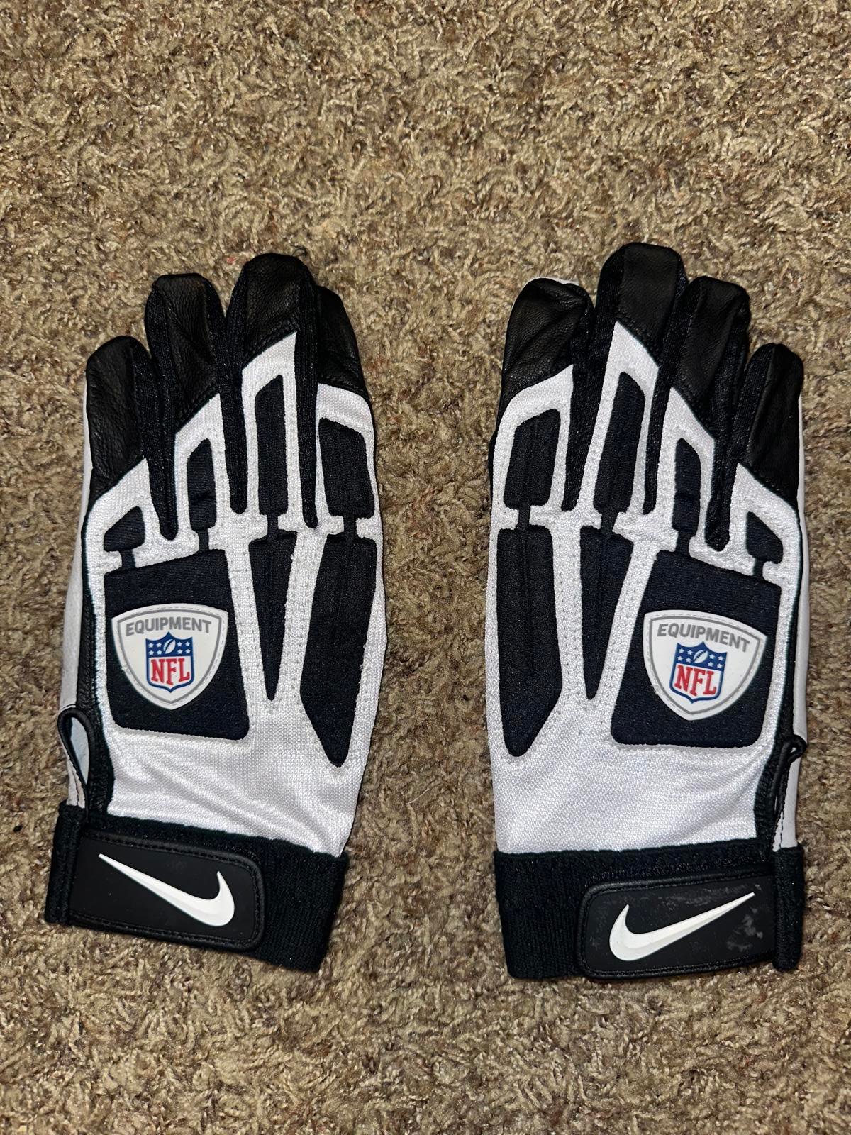 Nike D-Tack IV Leather Palms Linemen Adult NFL Football Gloves