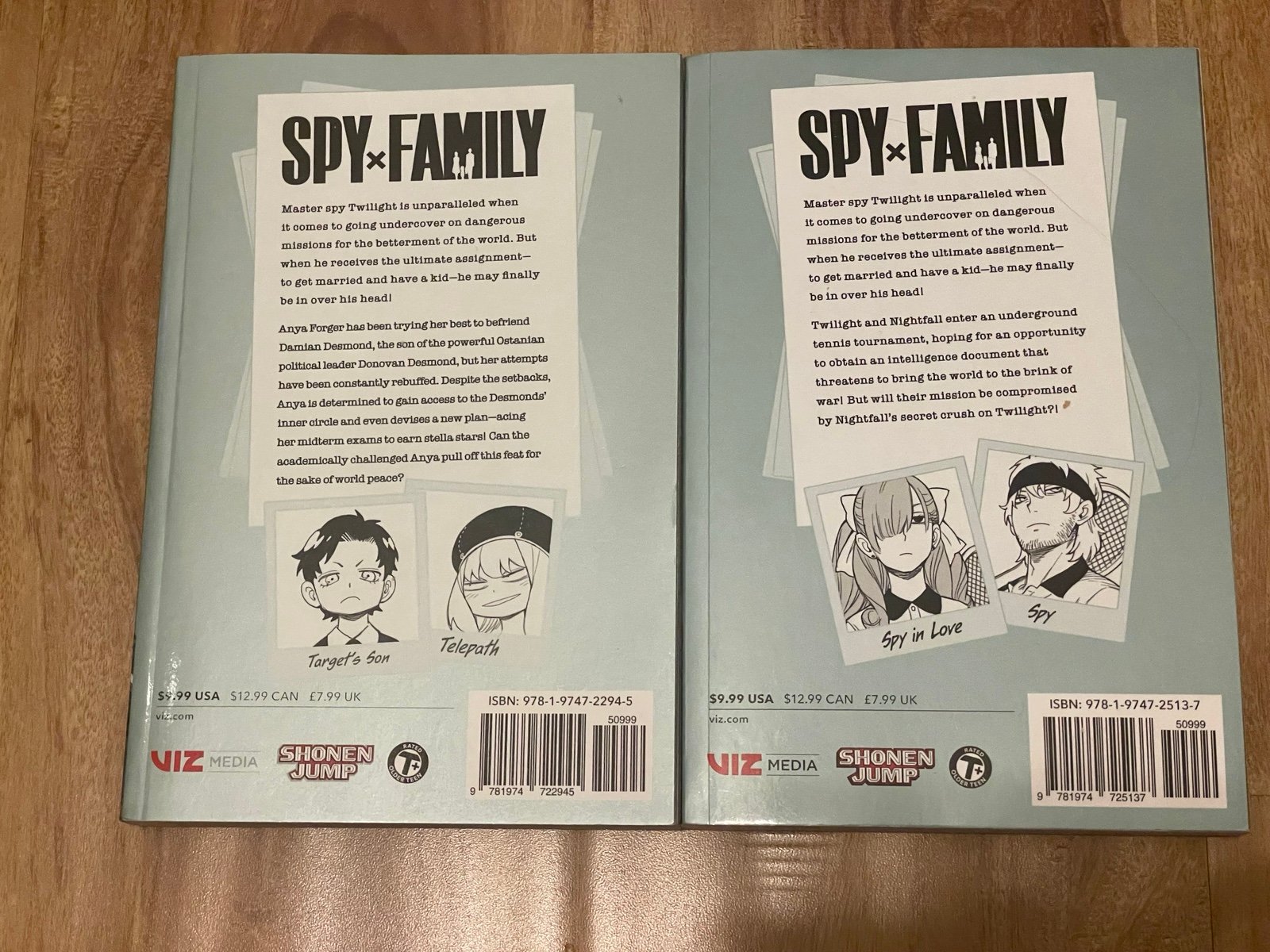 spy x family vol 1-8