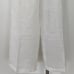 Caroline Rose Linen Wide-Leg Ankle Pants White Semi-Sheer Made in USA Size L