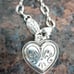 Chicos Heart Box and Bracelet...EUC