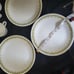 Vintage 9 piece set of corning corelle spring blossom green and white