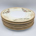 Vintage 1940's Hand Painted Meito China Small Side Dessert Porcelain Plate Set