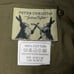 Peter Christian Chamois Pants Size 36 x 30 Green 100% Cotton Trousers Olive